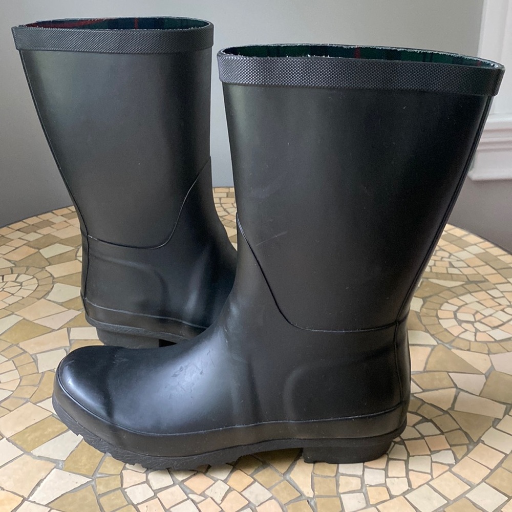 Black Rain Boots